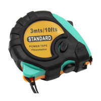 Рулетка Voltronic прогумована STANDART, 3м, Q48 (FM-RSS/3m)