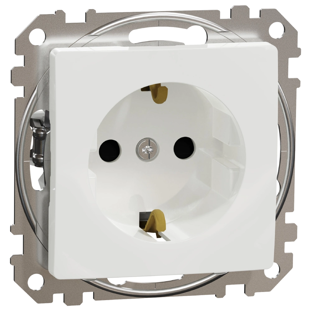 Schneider Electric Sedna Design & Elements SDD111022 с заземлением и шторками