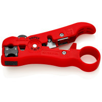 Съемник изоляции KNIPEX для коаксиального и дата-кабеля (16 60 06 SB)