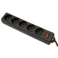 Сетевой фильтр питания Defender ES 5m 5 роз. black (994860)