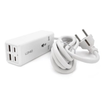 Сетевой фильтр питания LDNIO SС1418, 1 роз, 2 USB, 2 Type-C, 2м, White (SС1418)