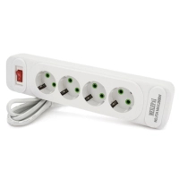 Сетевой фильтр питания Meilepai F24, 4 роз EU White (F24-White)