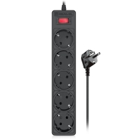 Сетевой фильтр питания REAL-EL RS-Protect 505, 5m, black (EL122300046)