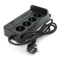 Сетевой фильтр питания Voltronic G12, 4 роз, 4USB 3.2A, 2 Type-C, 2м Black (YT-G12)