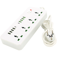 Сетевой фильтр питания Voltronic TВ-Т91, 4роз, 8*USB+2PD White (ТВ-Т91-White)