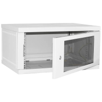 Шафа настінна Ipcom 4U, 600*350, RAL7035 (СН-4U-060х035-ДС-7035)