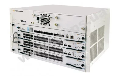Шасі C704-CH — FoxGate C704 - модульний 10G IPv6 комутатор третього рівня з підтримкою MPLS