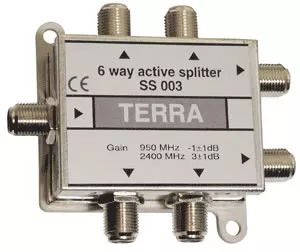 Шестиканальный активный делитель сигнала Terra SS003