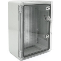 Шкаф настенный ADAL PANO 350х250х150, c прозр. дверцей, IP65, Бокс ударопрочный, ABS пластик (144864)