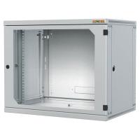 Шкаф настенный Conteg 9U 600x600 removable side panels RAL7035 (RUN-09-60/60)