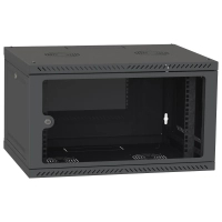 Шкаф настенный Ipcom 4U, 600*350, RAL9005 (СН-4U-060х035-ДС-9005)