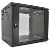 Шкаф настенный Merlion 9U 19" 600*600*500 (Ш*Г*В)мм, black (Ml3-6609 / 23528)
