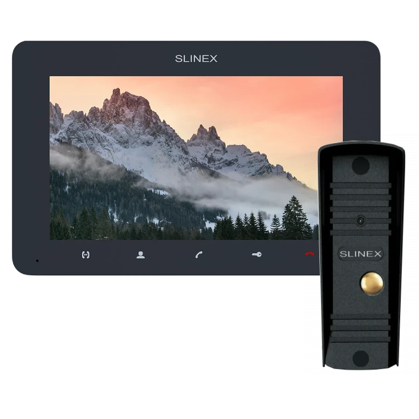 Slinex SM-07MHD графіт + панель ML-16HD чорний