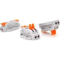 Соединитель кабеля 2-line аналог WAGO K223-2P, 10шт/пак Voltronic (K223-2P/10)