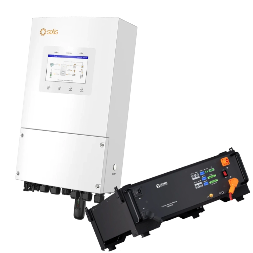 Solis S6-EH1P6K-L-PLUS + Renon EBrick 51.2V 100AH