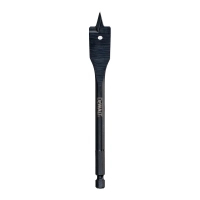 Свердло DeWALT по дереву перове EXTREME IMPACT 1/4 дюйми, d = 25 мм, L заг. = 152 мм, 1 шт. (DT4771)