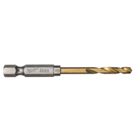 Свердло Milwaukee по металу RedHEX HSS-G TiN, 4 мм (10шт) (4932478178)