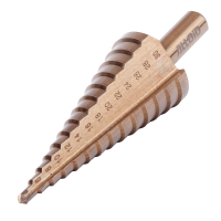 Сверло Alloid Pro, ступенчатое, по металлу, кобальтовое, Р6М5К5, 4–30мм (SD-0430)
