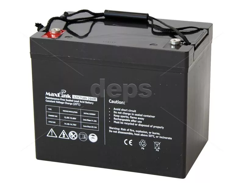 Свинцево-кислотний акумулятор 12V 75Аh(AGM)-D