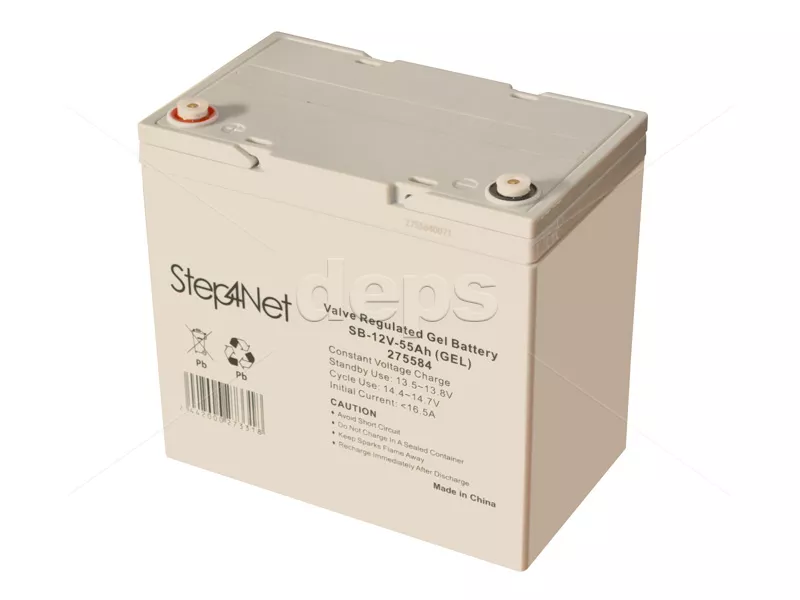 Свинцево-кислотний акумулятор Step4Net SB-12V-55Аh (GEL)