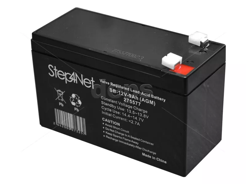 Свинцево-кислотний акумулятор Step4Net SB-12V-9Аh (AGM)