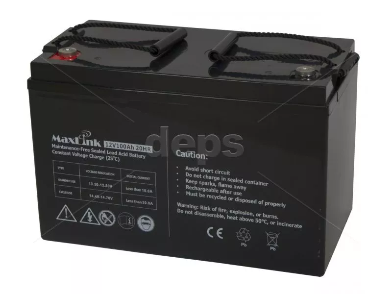 Свинцово-кислотный аккумулятор 12V 100Аh (AGM) -D