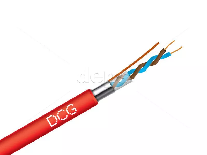 Сигнальний кабель DCG Fire Alarm Cable J-Y(St)H 1x2x0.80mm BC F