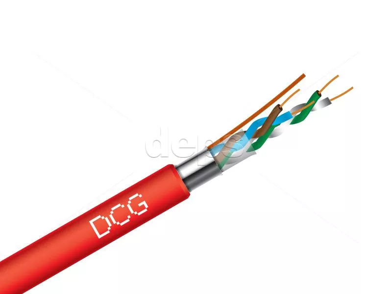 Сигнальний кабель DCG Fire Alarm Cable J-Y(St)Y 2x2x0.80mm BC F