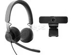 Система відеоконференцзв'язку Logitech Wired Personal Video Collaboration Wired Personal Video Collaboration Teams Kit Graphite