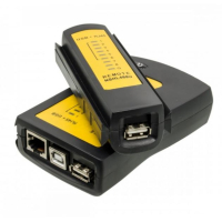 Тестер кабельний RJ-45 + USB Merlion (NSHL468U / 08131)