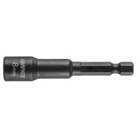 Торцева головка Graphite ударна з магнітом, 8 мм, сталь S2 (56H551)