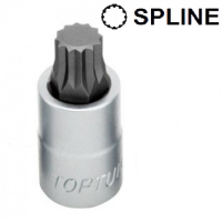 Торцева головка Toptul SPLINE M8 L55мм 1/2" (BCHA1608)