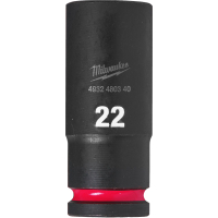 Торцевая головка Milwaukee ShW 1/2" 22 мм, длинная (4932480340)
