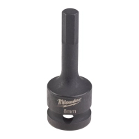 Торцевая головка Milwaukee ударная 1/2" , HEX8 (4932478065)