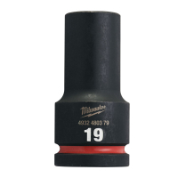Торцевая головка Milwaukee ударная 3/4" 19 мм, удлиненная (4932480379)