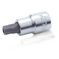Торцевая головка Toptul с насадкой 5-гранной TORX T20 37мм 1/4" с отверстием (BCNA0820)