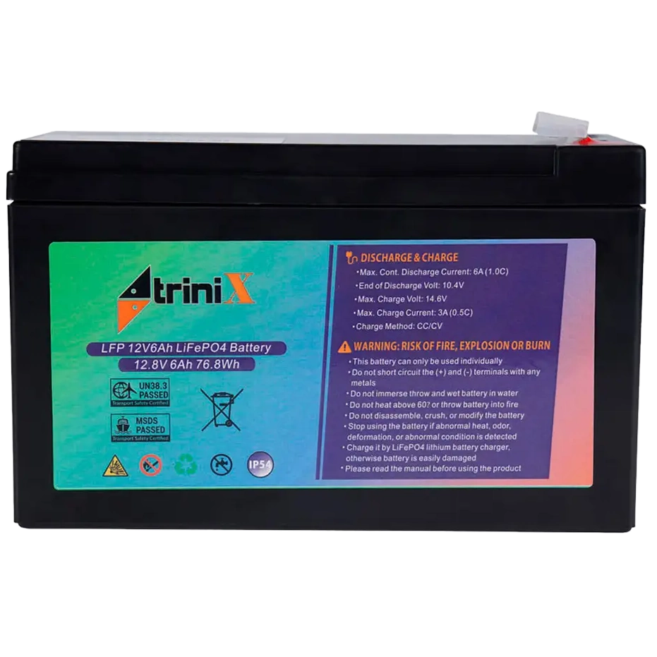 TRINIX LFP 12V6Ah LiFePo4