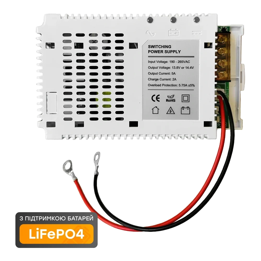 Trinix PSU-1205LED(BOARD) з кріпленням на DIN-рейку