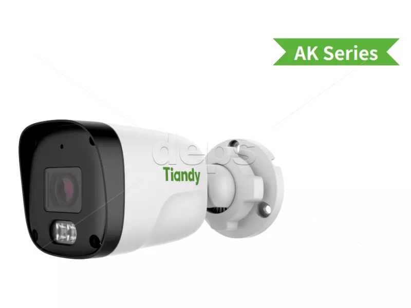 Циліндрична Color Maker IP-камера Tiandy TC-C321N Spec:AK/I3W/E/Y/2.8mm/V2.0 (2МП ∠94.4° F=1.6 | DWDR | MIC | Full Color/IR)