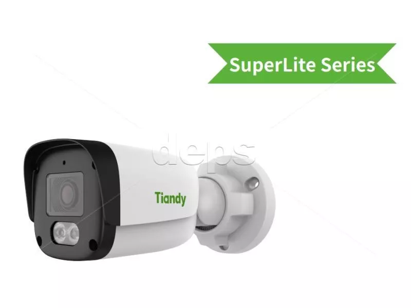 Циліндрична Color Maker IP-камера Tiandy TC-C34QN Spec:I5W/E/Y/2.8mm/V4.2 (4МП ∠100° F=1.6 | TWDR | MIC | Full Color/IR до 50м)