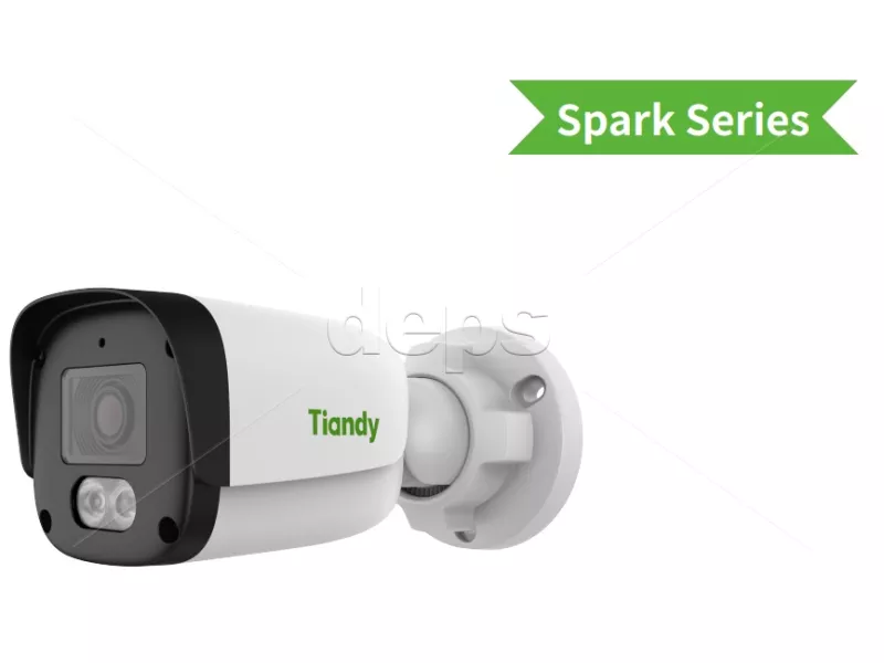 Циліндрична IP-камера Tiandy TC-C34QN Spec:I3/E/Y/2.8mm/V5.0 (4МП ∠92.8° F=1.6 | DWDR | MIC | IR до 30 м)