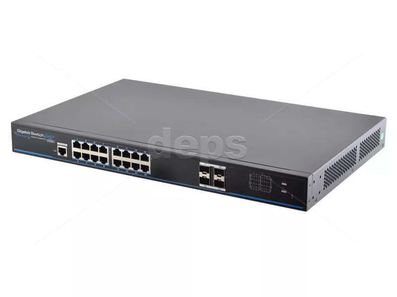 Управляемый гигабитный POE коммутатор FoxGate S6016G-S4-W POE (230W) [GE: 16 x RJ-45 + 4 x SFP]