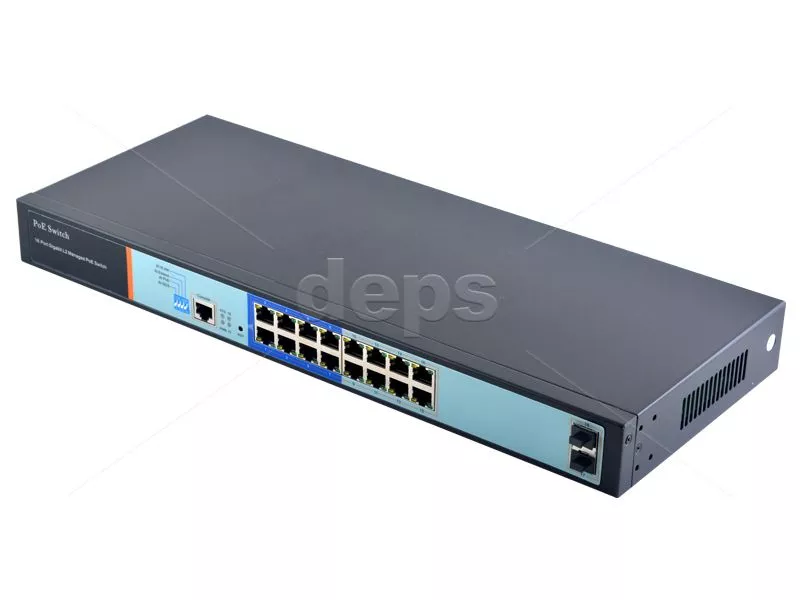 Управляемый POE коммутатор FoxGate S6016G-S2-W POE (250W)