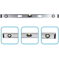 Уровень Alloid 80см, 3 капсулы, 2 ручки (LD-02080)
