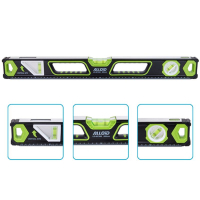 Уровень Alloid Pro, 60см, 3 капсулы, с магнитом, боковое окно (LD-007060)