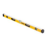 Уровень DeWALT BOX BEAM LEVELS, алюминиевый, 3 капсулы, 1200 мм (DWHT0-43248)
