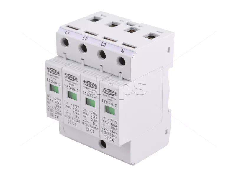 Устройство защиты от импульсных перенапряжений (УЗИП) TOMZN TZG40-C/4P 275V (AC)