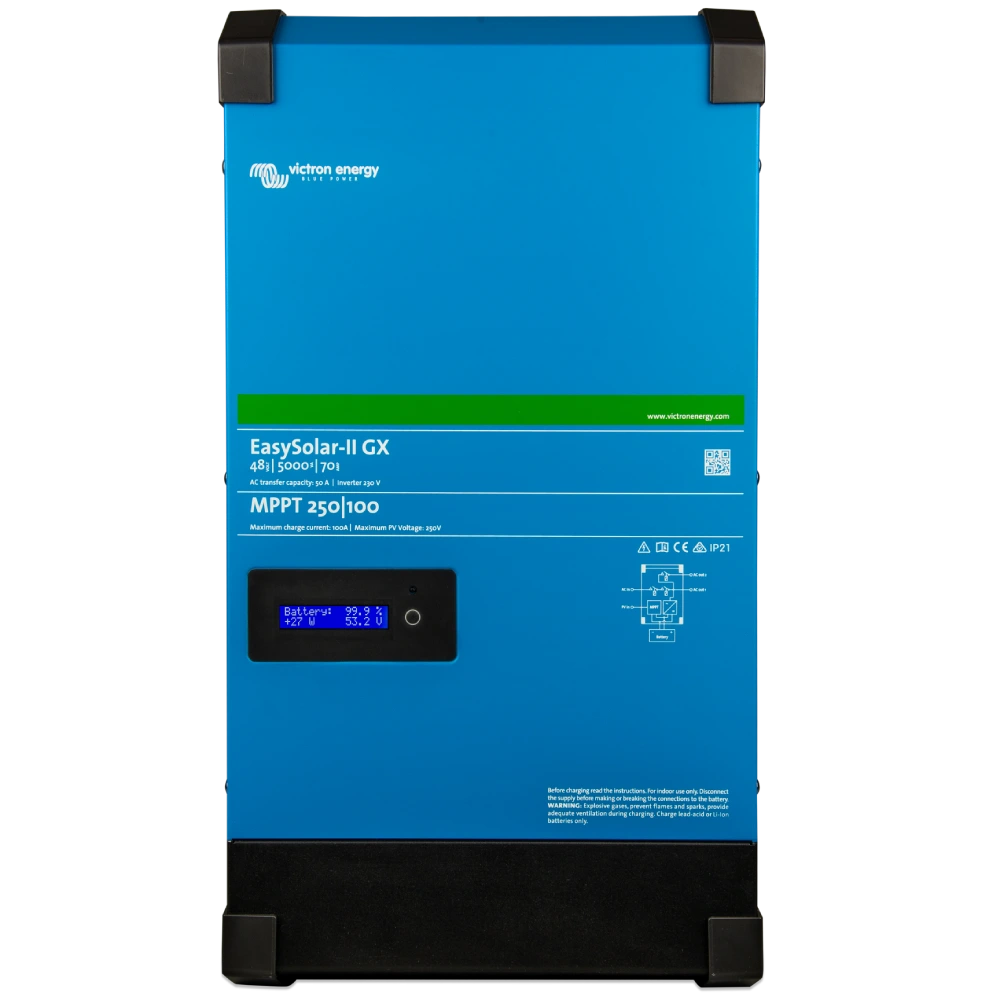 Victron Energy EasySolar-II 48/5000/70-50 MPPT 250/100 GX однофазний чиста синусоїда