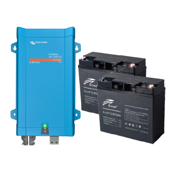Victron Energy + Ritar 1.20кВт