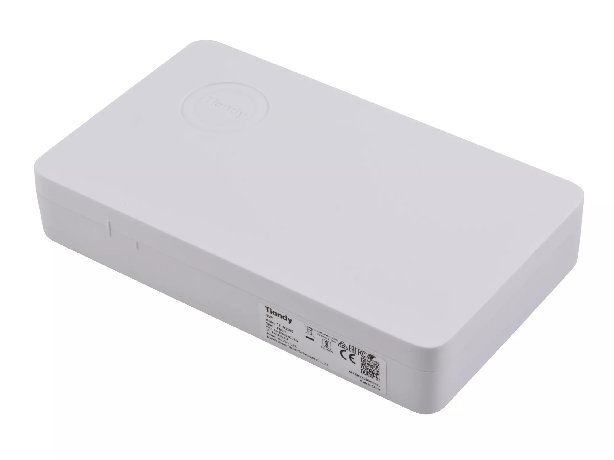 Видеорегистратор Tiandy TC-R3105 Spec:I/B/L/S [4 кан/запис до 6МП, вх.потік: 60Мб/c, 1xHDD до 6ТБ, HDMI 1080p]